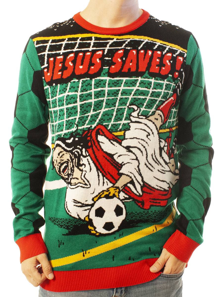 New York Yankees Jesus Saves Ugly Xmas Sweater - T-shirts Low Price