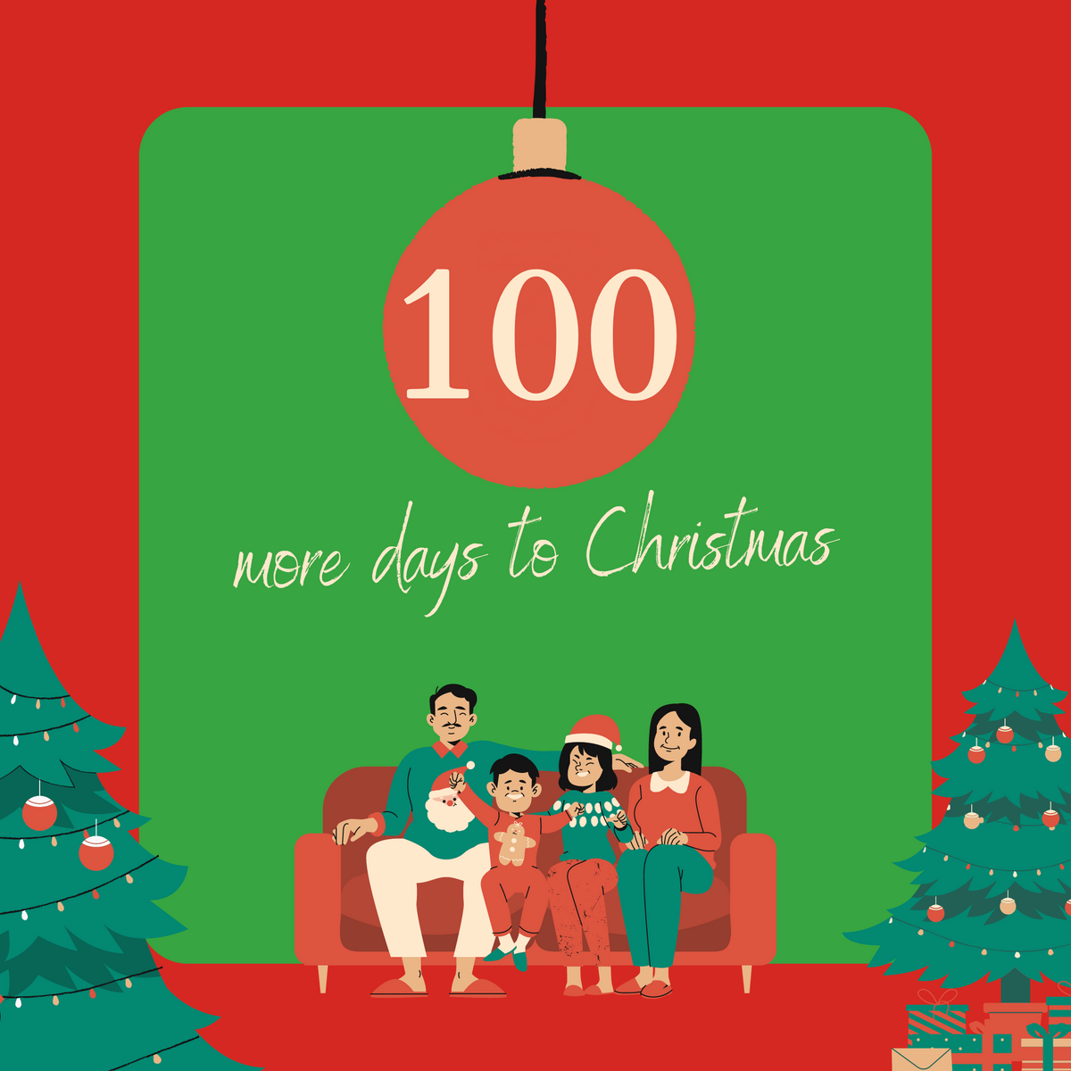 100 Days til Christmas! – UglyChristmasParty