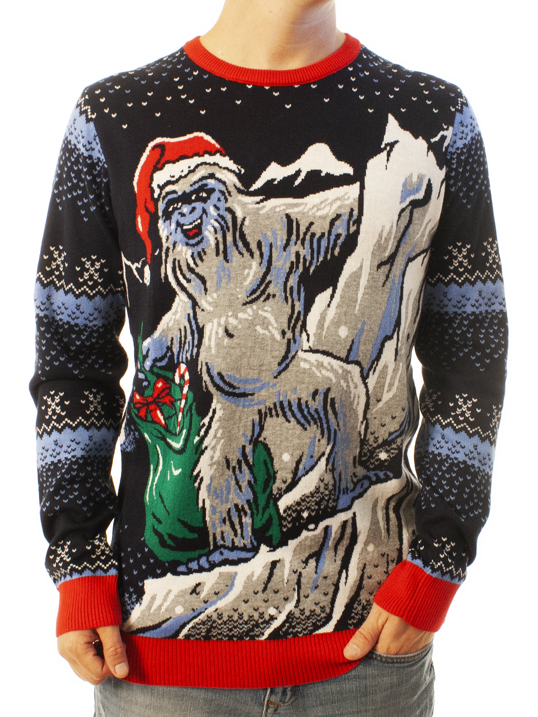 Abominable Snowman Christmas Sweater Ugly Christmas Party Unisex