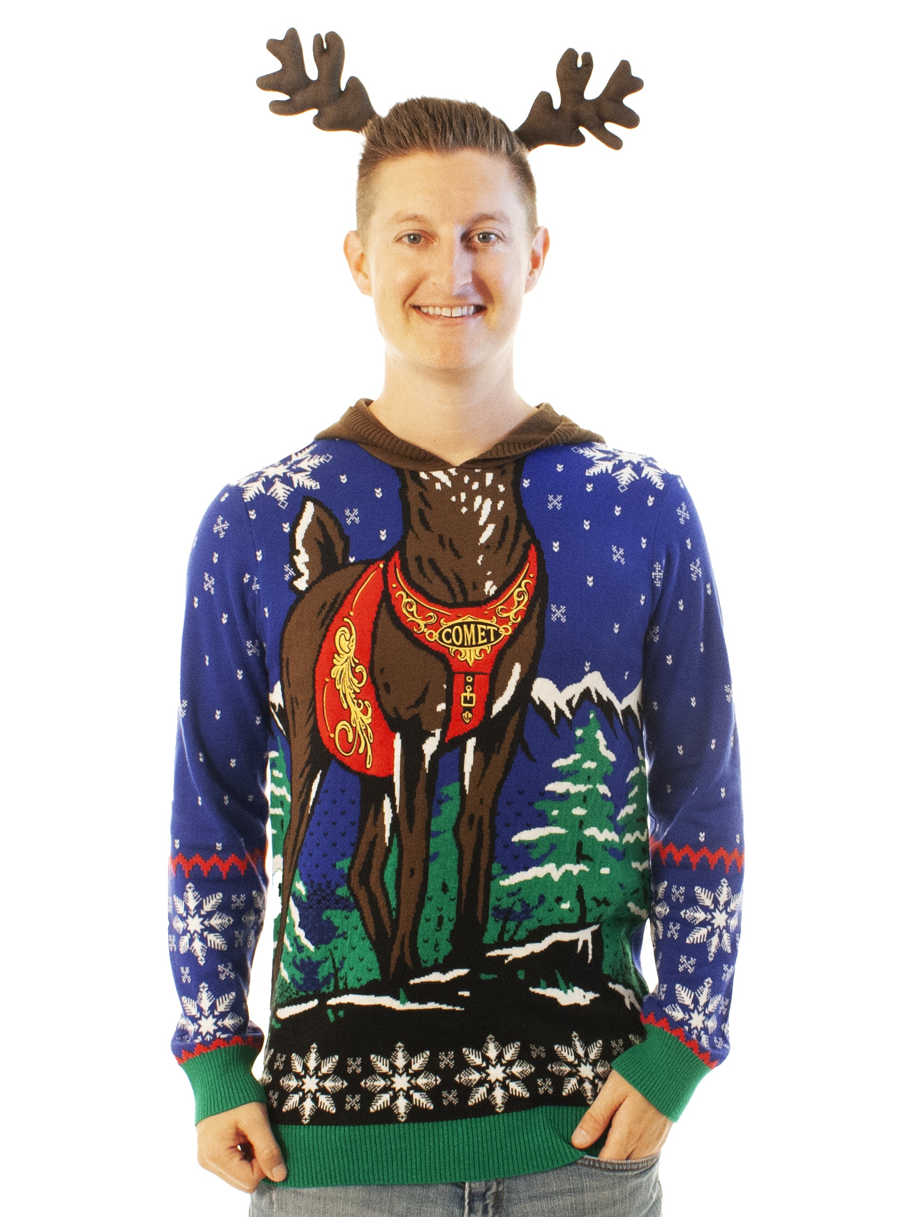 Minnesota Vikings Christmas Reindeer Ugly Christmas Sweater Snowdrift AOP  Gift For Fans - Limotees