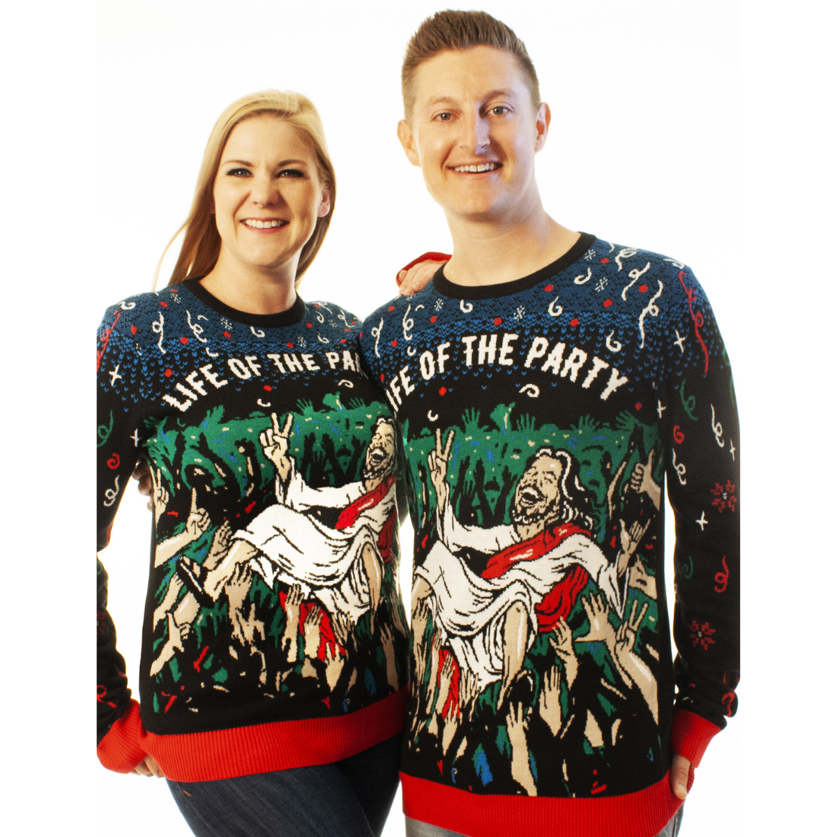 Jesus life of top the party sweater
