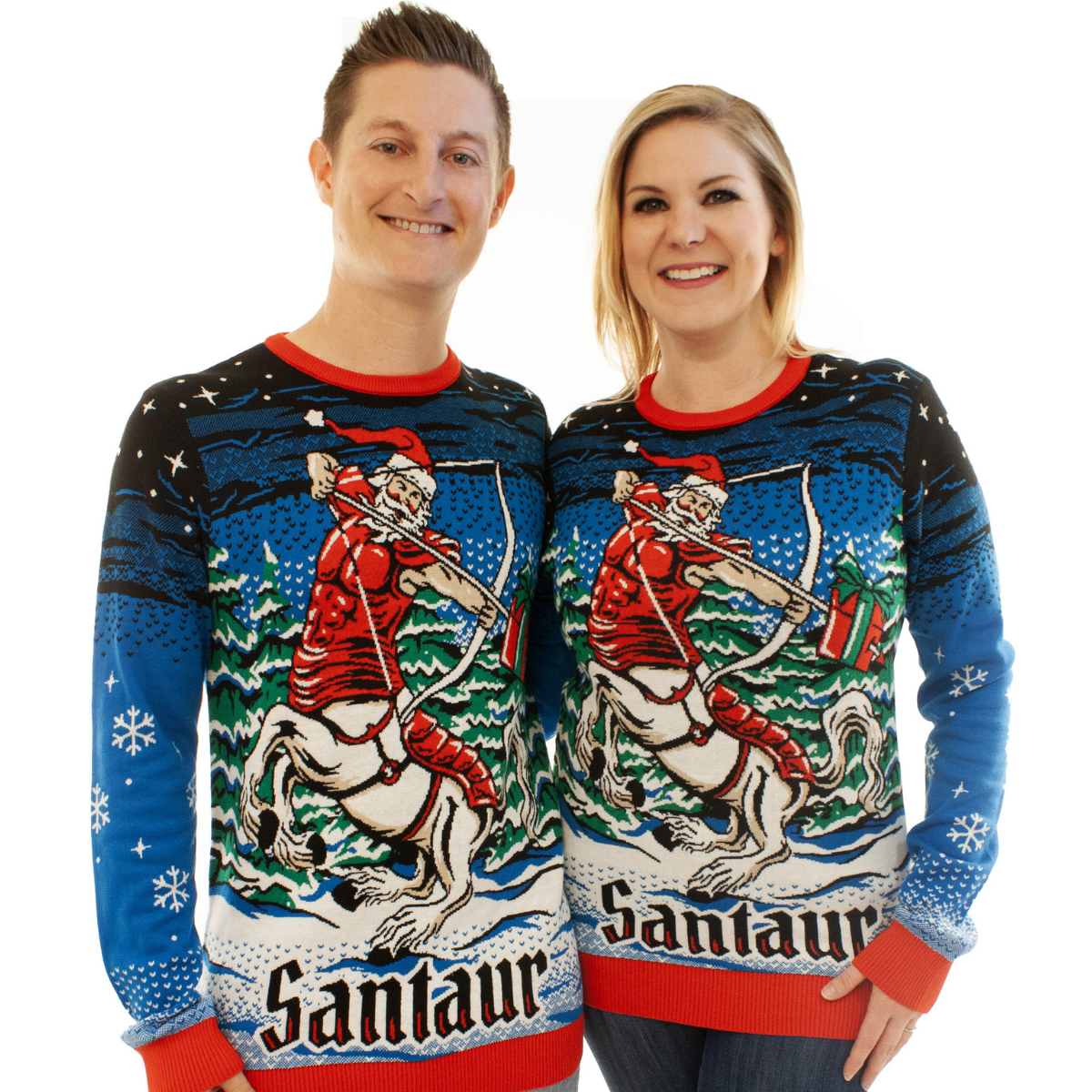 Centaur Santa Santaur Ugly Christmas Sweater For Men Women Unisex Sizing